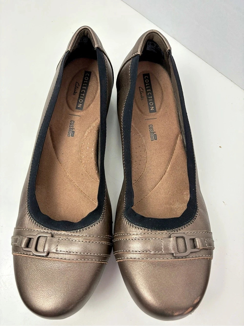 Clarks Women’s shoes ballet flats Brown US 10